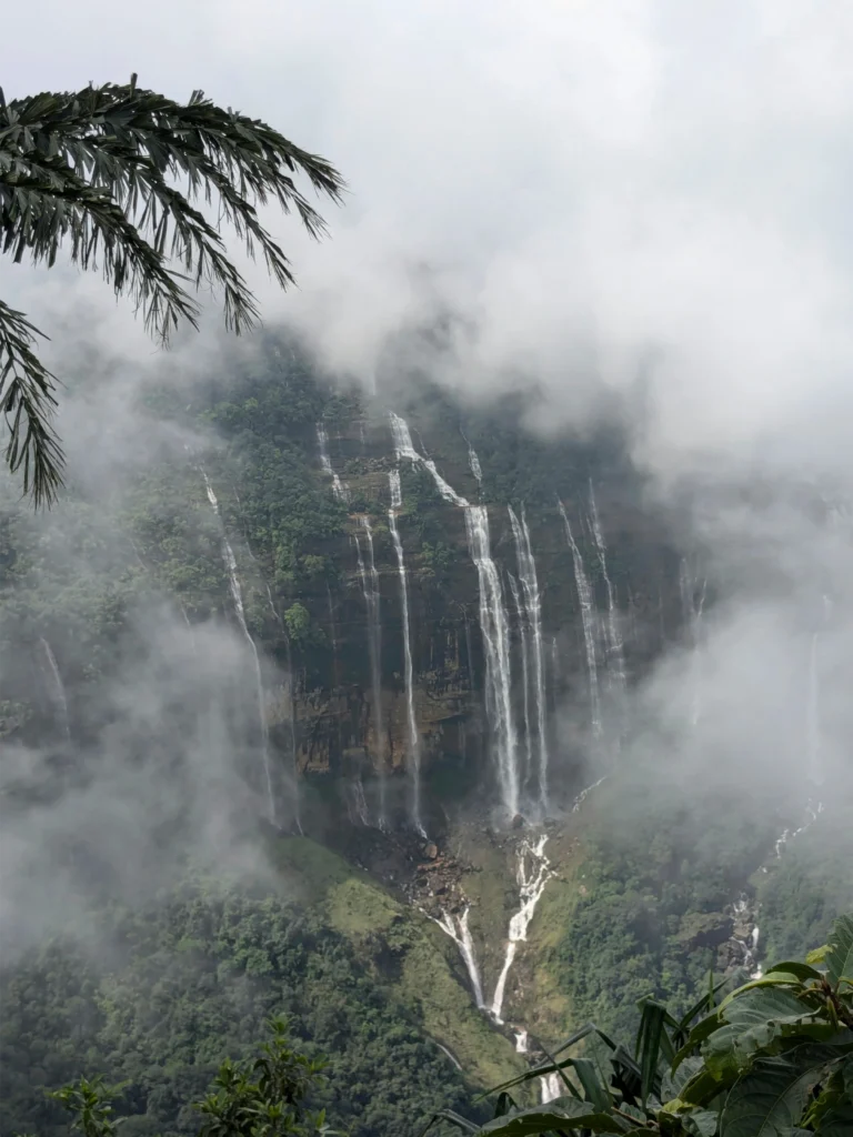 Cherrapunji-Misty_Waterfall_7sisters-Cherrapunji